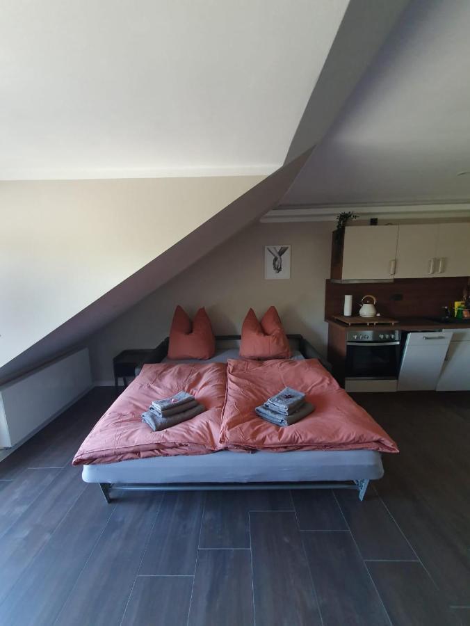 Neumuehler Hof- Ferienwohnung "Benjamin" Mit Grosser Privater Dachterasse Und Guter Anbindung In Die City Schwerin  Exterior photo